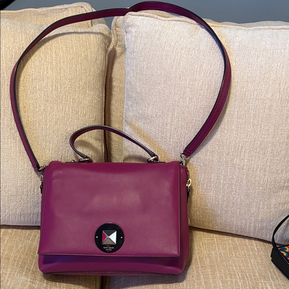 Kate Spade Elegant Purple Handbag.